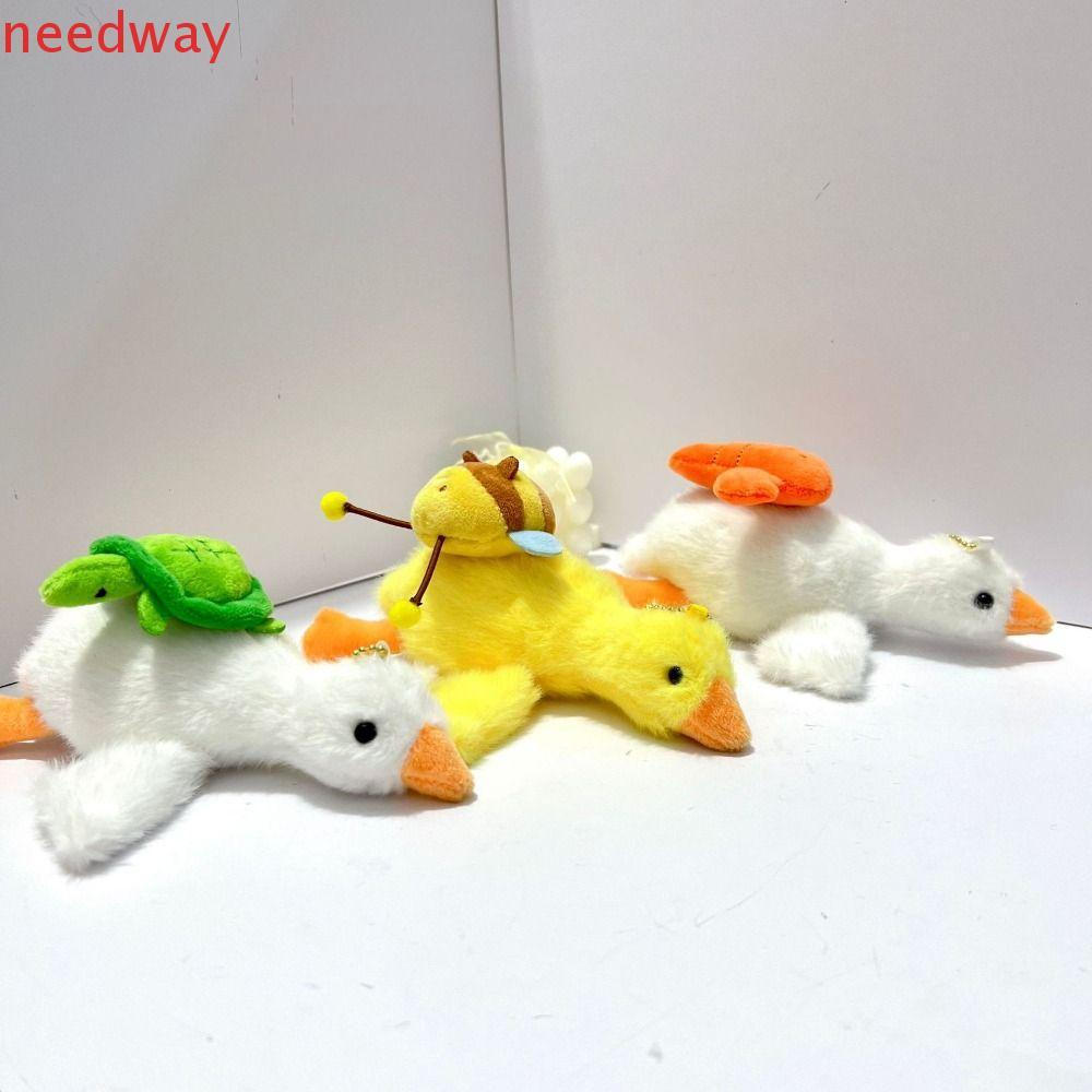 NEEDWAYB Chaveiro De Pelúcia De Pato , Pingente De Boneca De Abelhas Macias E Fofas , Desenho Animado Bugiganga