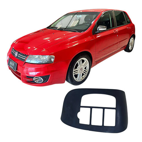 Moldura Computador Bordo Fiat Stilo 2009 Original Preto