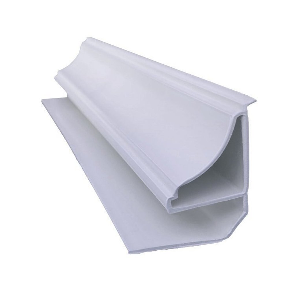 Kit 75m Demeia Cana Revestimento PVC 3,8CMX3M Branco/Gelo Bariri Branco Gelo