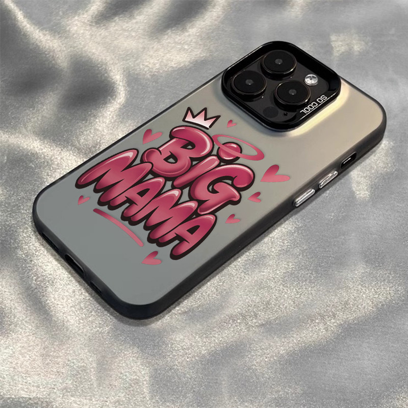 Capinha de Surat hati berwarna merah muda  Adequado Para iPhone 17 11 12 13 15 14 16 Pro Max XR XS Max Capa TPUchoque