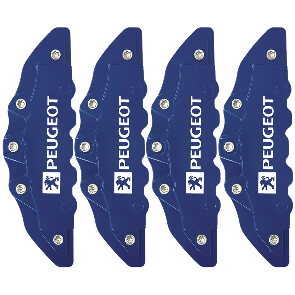 Kit 4 Capas Pinça Freio Azul - Peugeot 208 207 308 408 Aro15