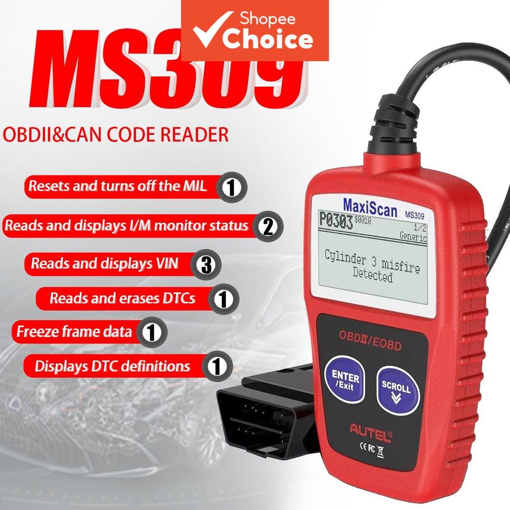 Scanner OBD2 para Carro, Leitor de Código OBD, Ferramenta de Diagnóstico Automotivo - Ferramenta de Diagnóstico de