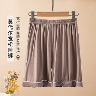 Modal tamanho grande calças de pijama verão estilo fino All-Match calças cortadas feminino Casual cintura alta Shorts so
