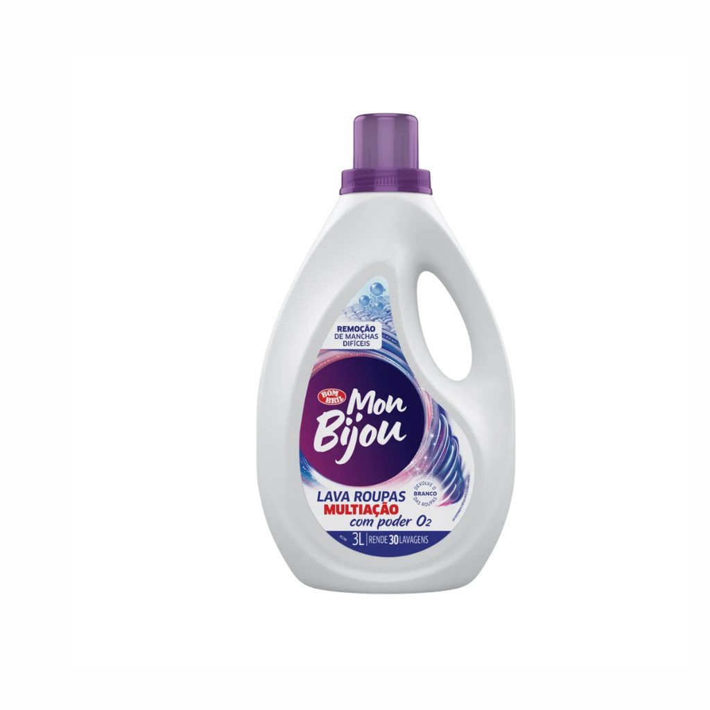 Lava Roupa Multiação com Poder Action 3L Mon Bijou