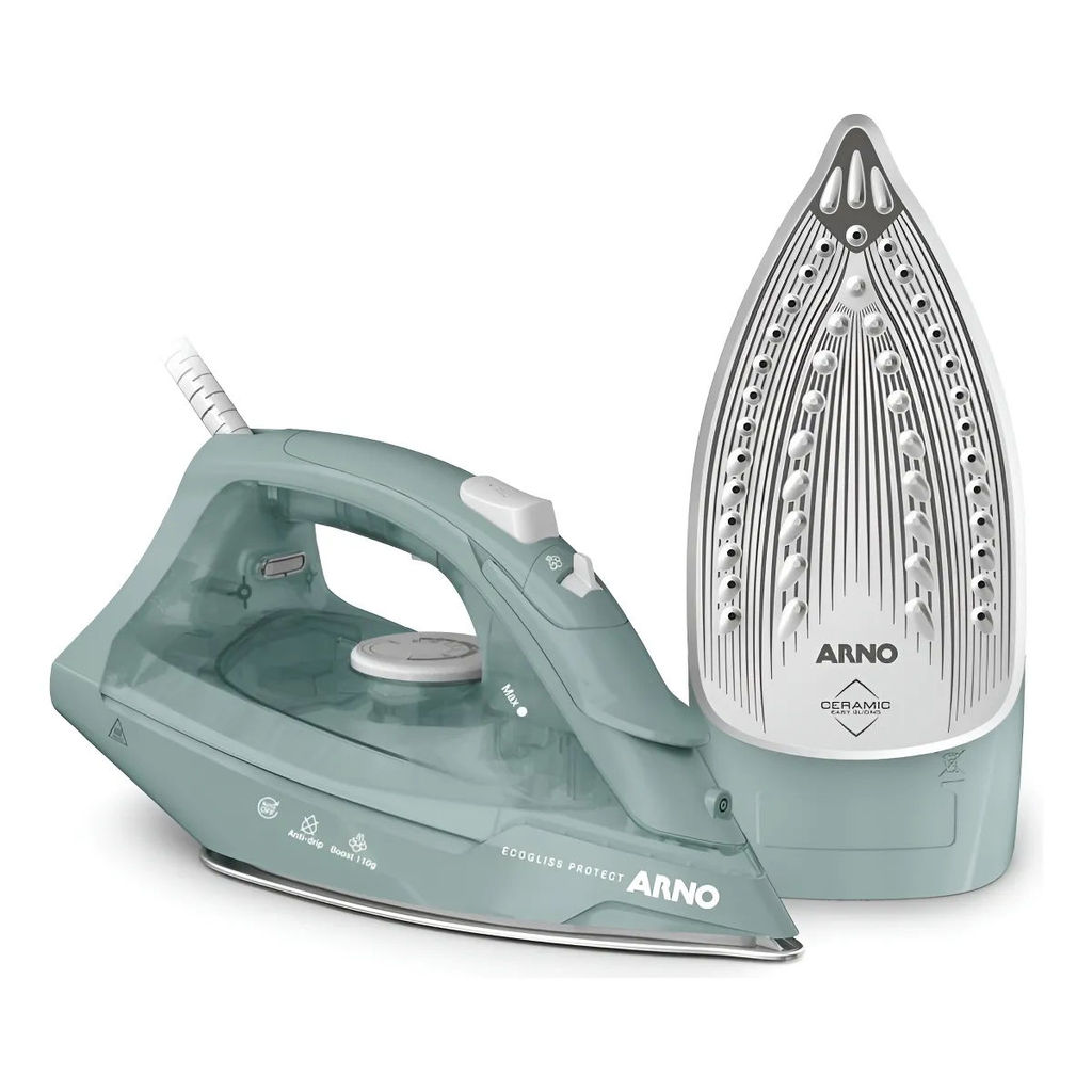Ferro De Passar Vapor 1830 Arno Ecogliss Protect 220V - REEMBALADO
