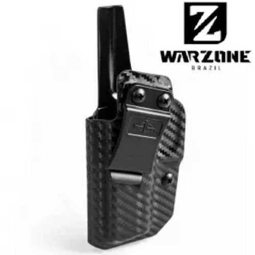 Coldre 30-30 Canhoto Pistola Glock  G19/19X/45/44/25 Porte Velado Fibra de Carbono