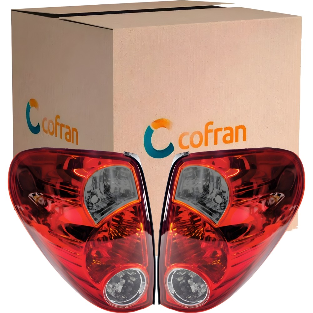 Par Lanterna Traseira L200 Triton 2007 2008/2016 Fumê Cofran