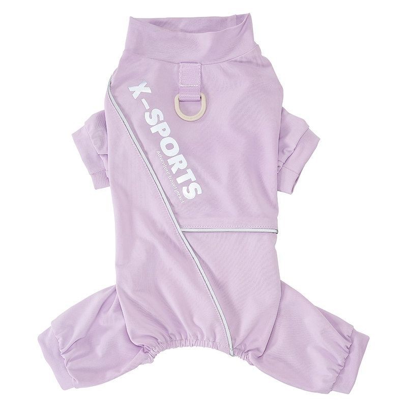 Pet Teddy Bichon roupas para cães primavera verão gelo seda legal sentido protetor solar colete roupas de quatro patas r