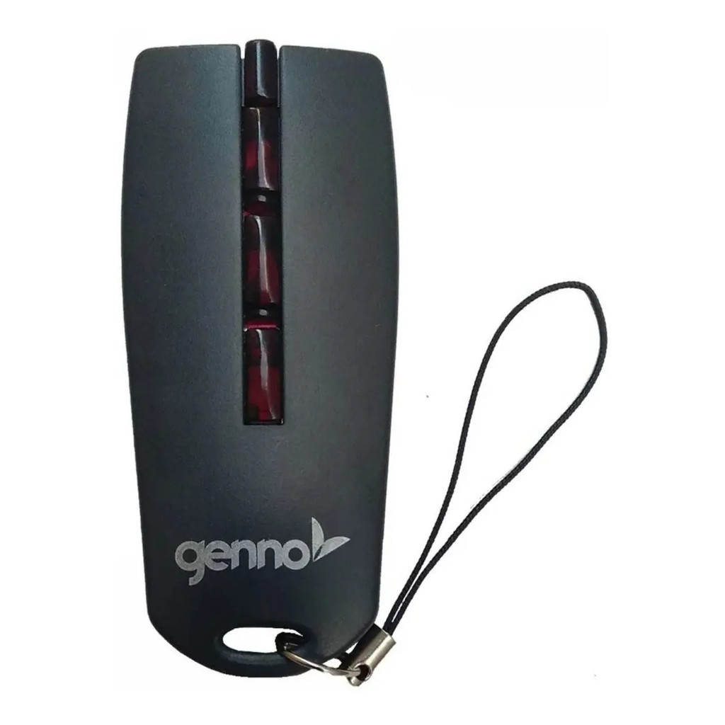 Controle Remoto Tx Onix Genno Nice 433,92mhz 3 Botoes Rolling Code E Code Learning Original Grafite
