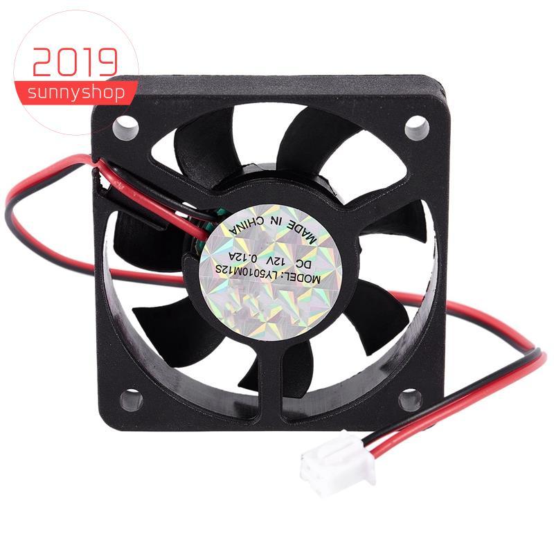 [Bestseller S] 50mm 12V 2Pin 4000RPM Manga Rolamento PC Case CPU Cooler Ventilador De Resfriamento