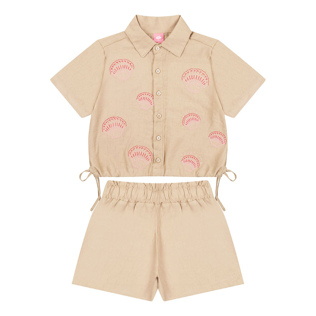Conjunto Curto Infantil Feminino Lilica Ripilica