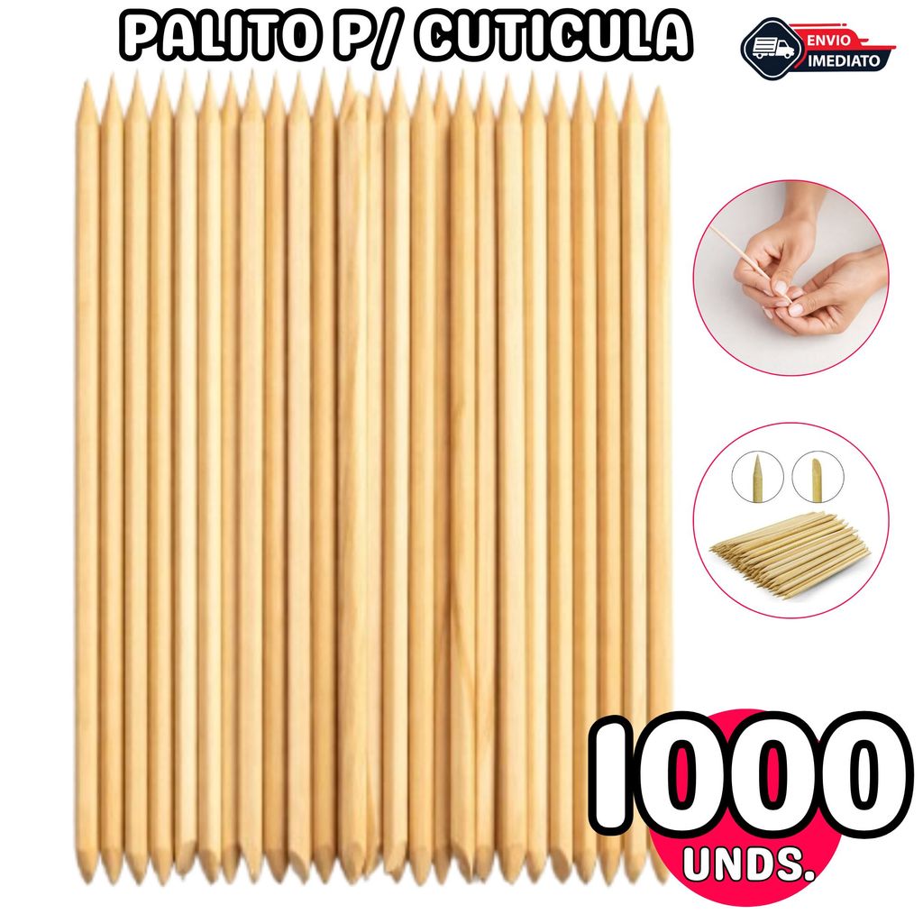 Palitos de Laranjeira para Cutícula | Manicure e Pedicure Profissional