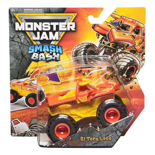 Carrinho Caminhao Monster Jam El Toro Loco Impacto El Toro  El Toro Loco Laranja