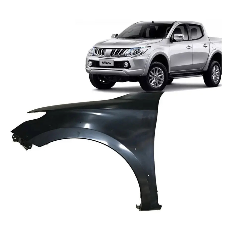 Paralama Mitsubishi L-200 Triton 17/19 L.e - C/Furo Moldura - Importado