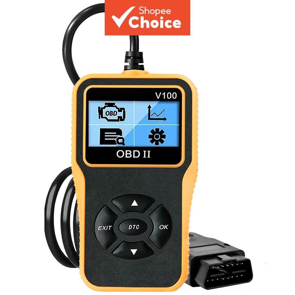 Scanner OBD2 para Carro, Leitor de Códigos Diagnóstico, Ferramenta de Teste de Tensão Veicular, Scanner de Códigos de