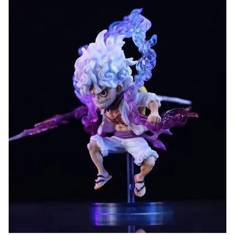 Boneco Inspirado One piece Luffy Gear 5 Anime Colecionável Action Figure Brinquedo