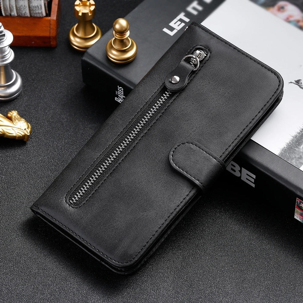 Samsung Galaxy A07 A17 A37 A57 A36 A56 A14 A24 A34 A54 A13 A23 A33 A53 A12 A22 A32 A52 A72Cases Premium Zipper Flip Leat