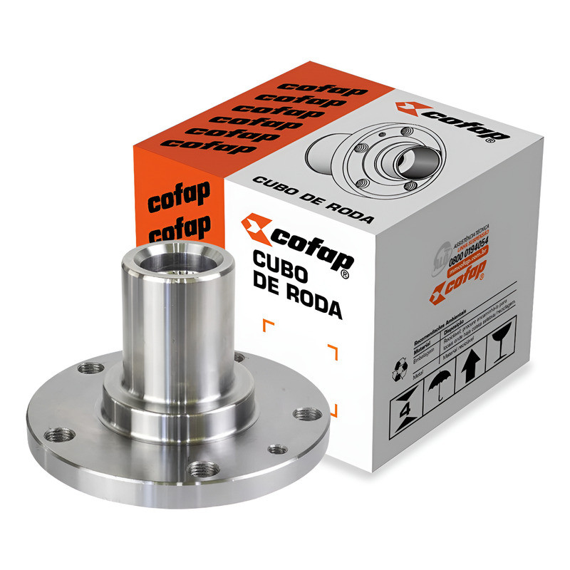 Cubo roda dianteiro jumper ducato boxer 5 furos cofap