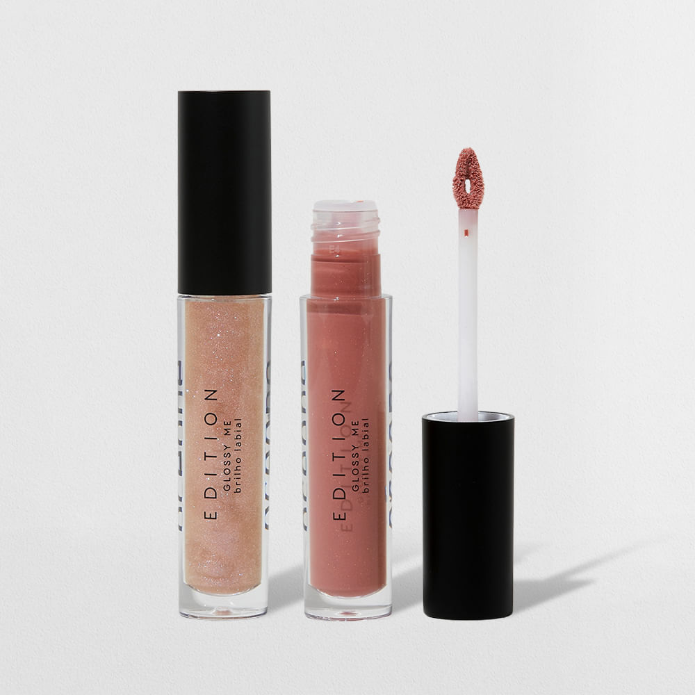Imagem Kit Brilho Labial Transparente + Brilho Labial Nude Océane Edition (2 Produtos)