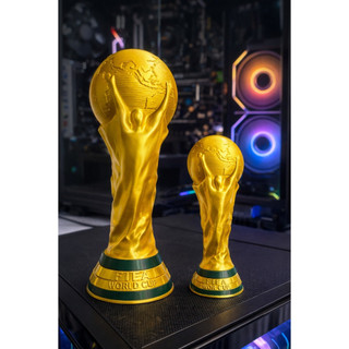 Troféu Copa do Mundo 2026 FIFA Decorativo – Gamer, Colecionável, Presente | 14cm / 23cm