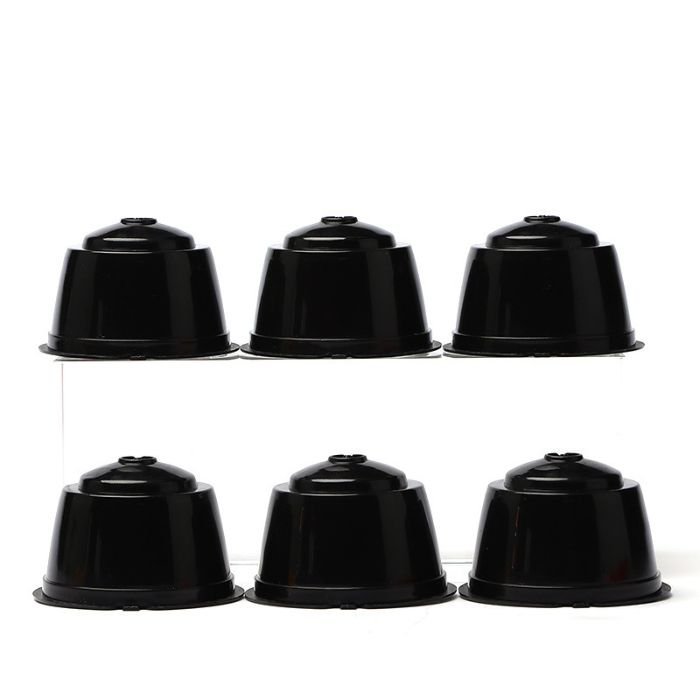 1/2/3 Unidades CáPsula Café ReutilizáVel TrêS CoraçõEs/Dolce Gusto Preto PromoçãO