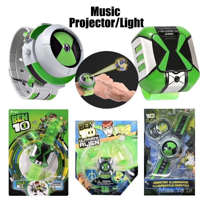 Relógio Infantil Ben 10 Omnitrix Projetor 3D Relógios Estilo Cosplay Ben10 Presentes de Aniversário para Crianças