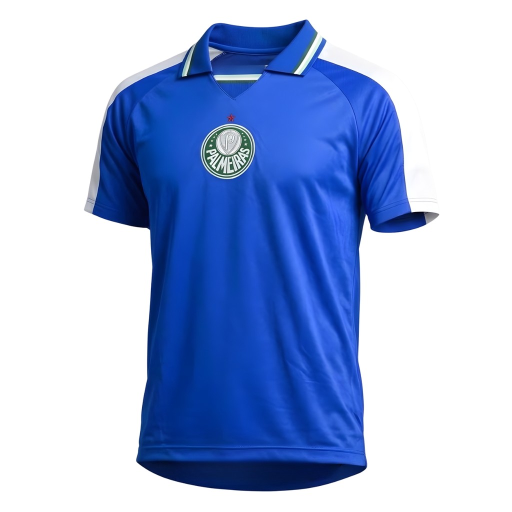 Camisa Palmeiras Masculina Polo Retrô Licenciado