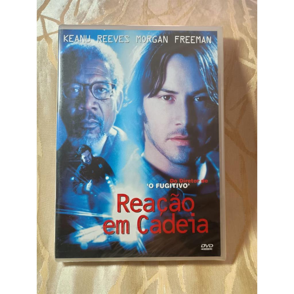 Dvd (novo) Reação em Cadeia autor Keanu Reeves e Morgan Freeman