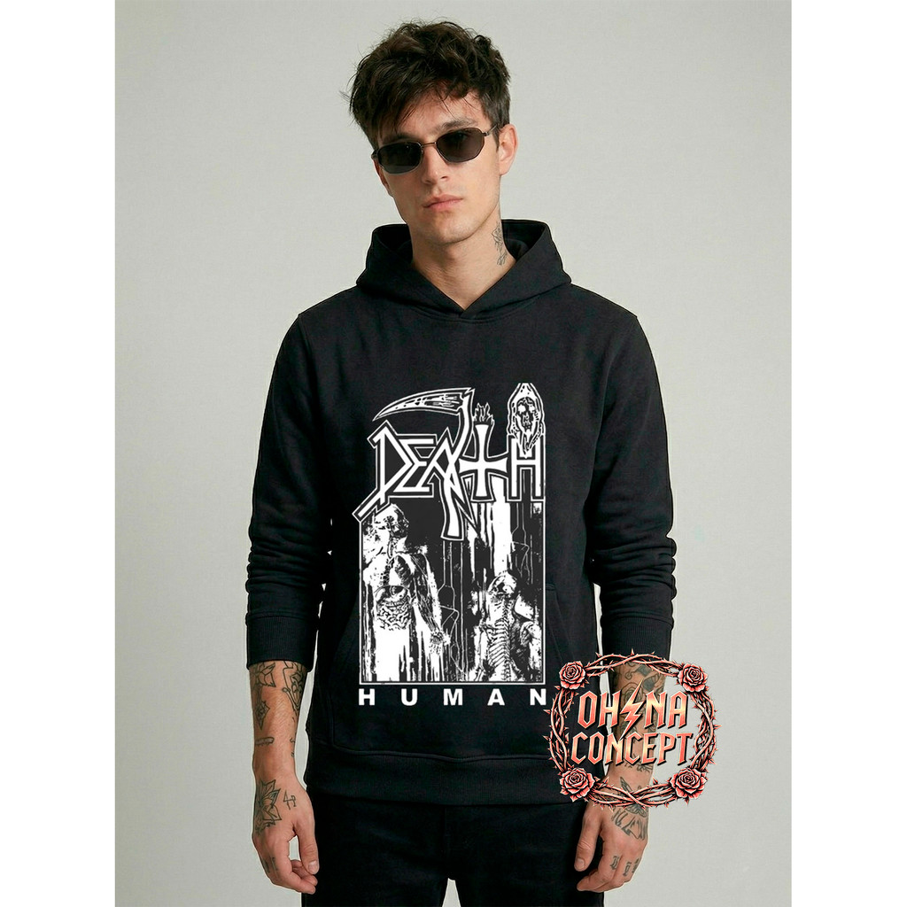 Moletom Death human Masculino Unissex Flanelado Quentinho  Premium Casaco Confortável Estiloso Envio Imediato
