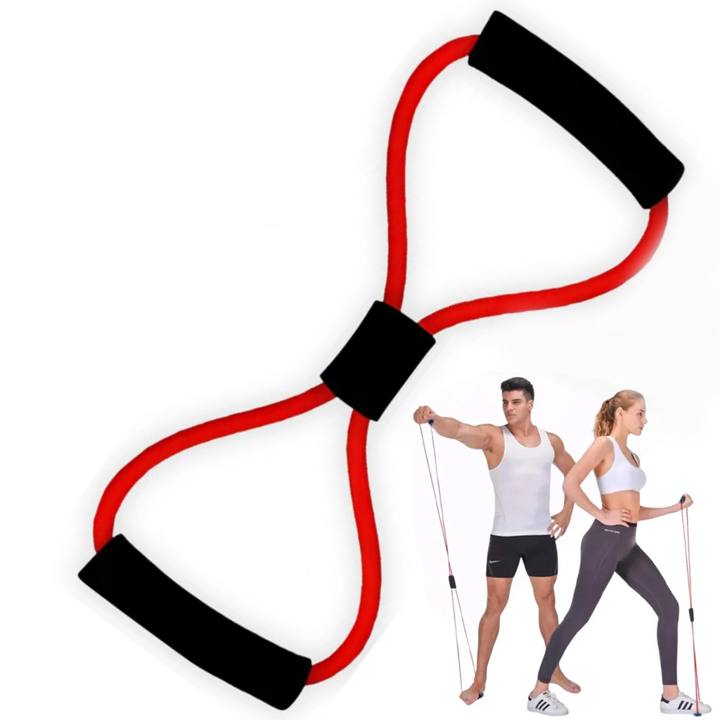 Elastico Extensor Exercicio Casa Abdominal Academia Multifuncional Yoga Ginastica Fitness Pilates