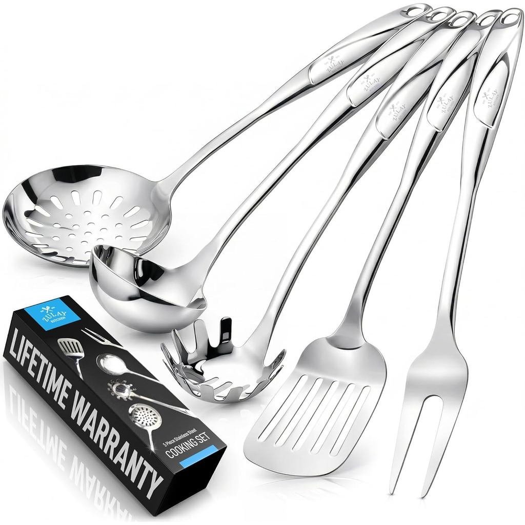 Utensílios de Cozinha em Aço Inoxidável Zulay - Utensílios de Cozinha em Aço Inoxidável - Acessórios de Cozinha Duráveis
