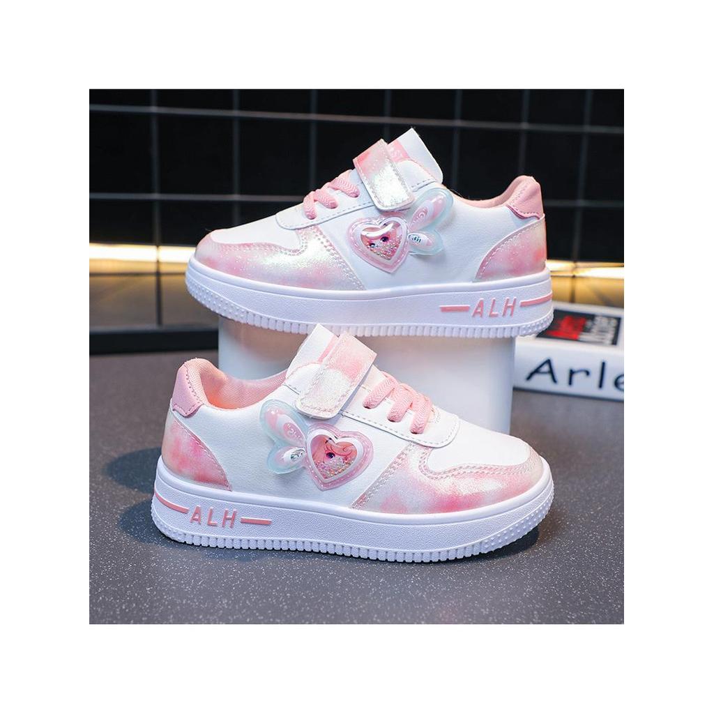 Crianças sapatos crianças sapatos brancos casuais meninas sapatos 2025 primavera outono novo estilo estudante menina beb