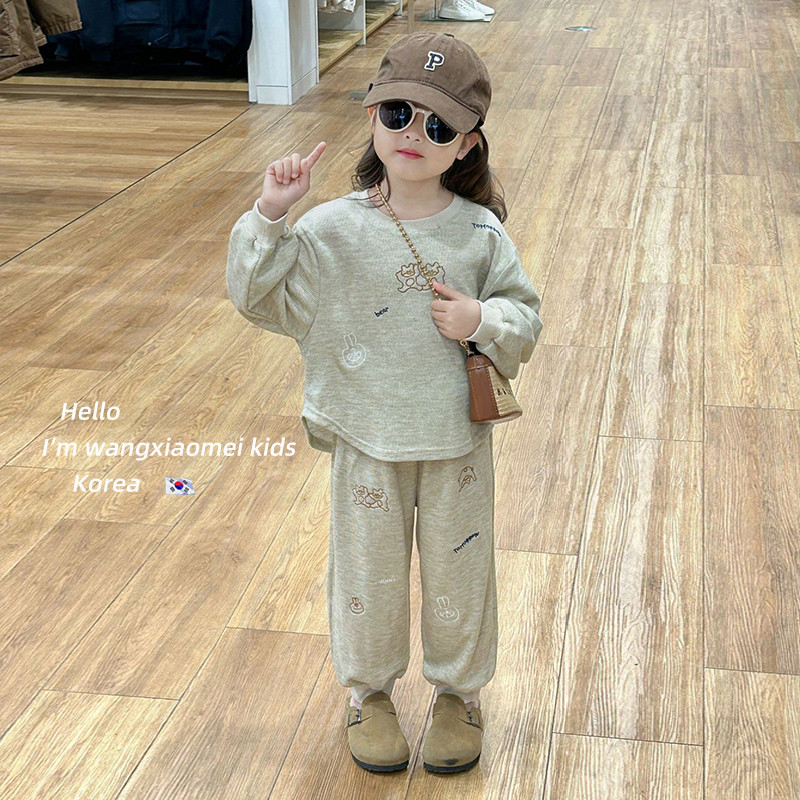 Roupas para meninas ternos da moda 2026 roupas de primavera 2 anos bebê 3 estilo fino 3 moletom 4 moletom 5 criança