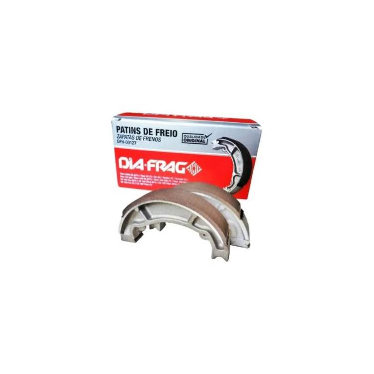 Lona Patim de Freio Diafrag Dianteiro e Traseiro DFH00123 Honda CRF Splendor NXR Pop 110i DIAFRAG