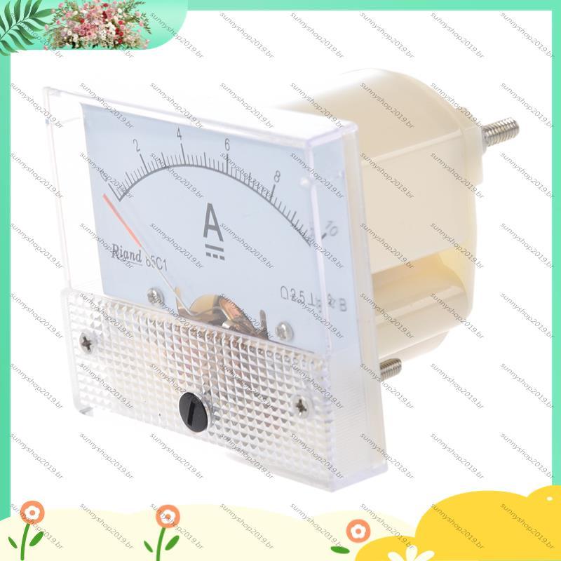 [Bestseller S] 85C1 DC 0-10A Medidor De Amperímetro De Painel Analógico Retangular