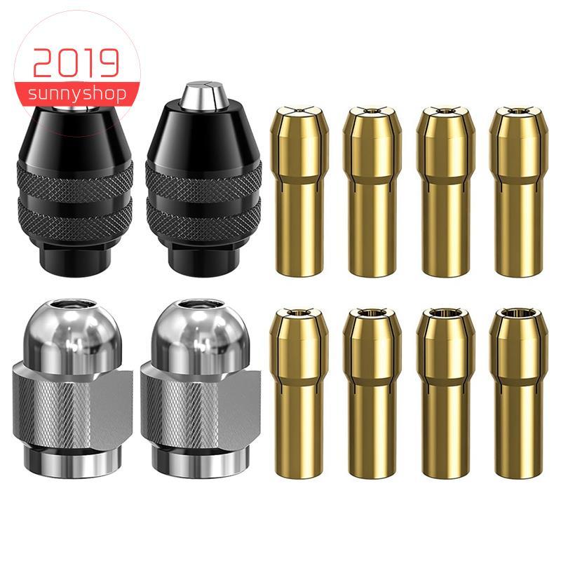 [Bestseller S] Conjunto De Pinça De Mandril De Broca Para , 12 Peças De Substituição De 1/32 A 1/8 Polegadas 4486 Sem Ch