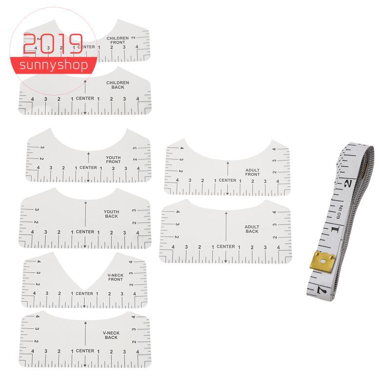 [Bestseller S] 9 PCS Ferramenta De Alinhamento De Camisetas , Régua Guia Para Projetar Roupas , Réguas Alinhadas Nas Cos
