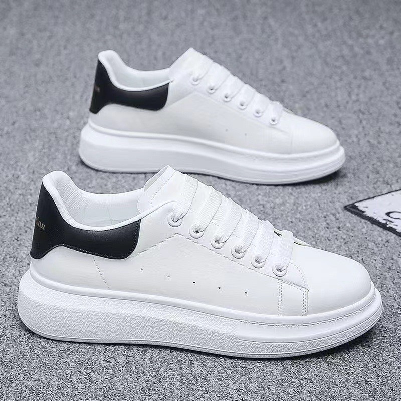 Masculino feminino leve respirável sapatos casuais moda All-Match tênis de sola grossa