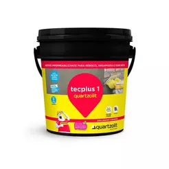 Impermeabilizante Quartzolit Tecplus 1 18L Aditivo Para Argamassa Contra Umidade e Infiltração