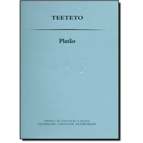 Livro Teeteto de Platão 7979283