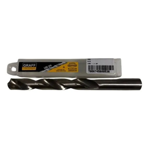 Broca Aço Rápido Aço Rápido Hss Paralela 5/8'' Graff Vantage