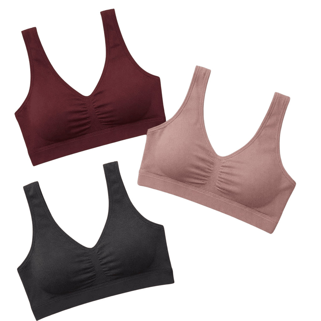 Kit 3 Tops FITNESS ACADEMIA CANELADO ELASTICO BOJO removível FITNESS ACADEMIA e ou 1 Unidade