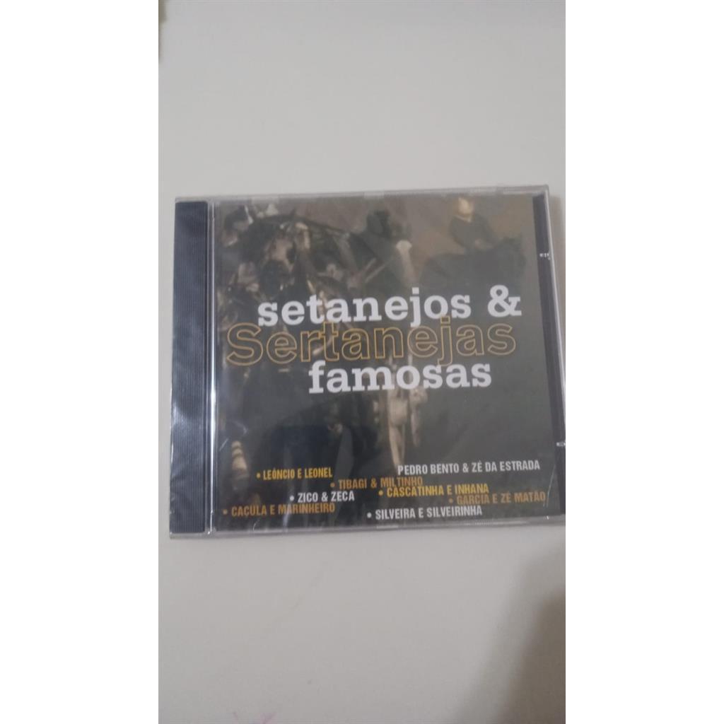 CD Leoncio & Leonel - Zico & Zeca - Caçula E Marinheiro - Pedro Bento & Zé da Estrada Sertanejos & Sertanejas Famosas