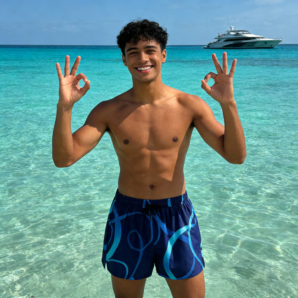 Novos shorts masculinos lazer ao ar livre esportes praia shorts verão troncos de natação solto pronto estoque Multi