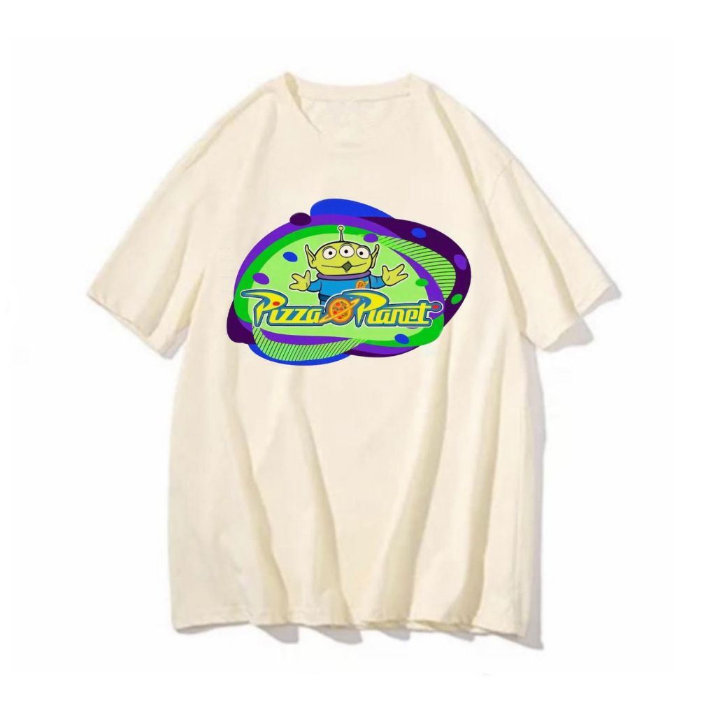 Camiseta Toy Story Alien Pizza planet blusa feminina masculina unissex casual estampada street wear moda estampas