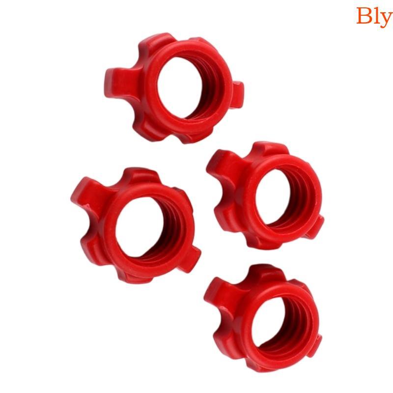 Bly 4 Pçs Barbell Parafuso Colar Profissional Haltere Haste Porca Spinlock Coleiras Para Levantamento Peso E