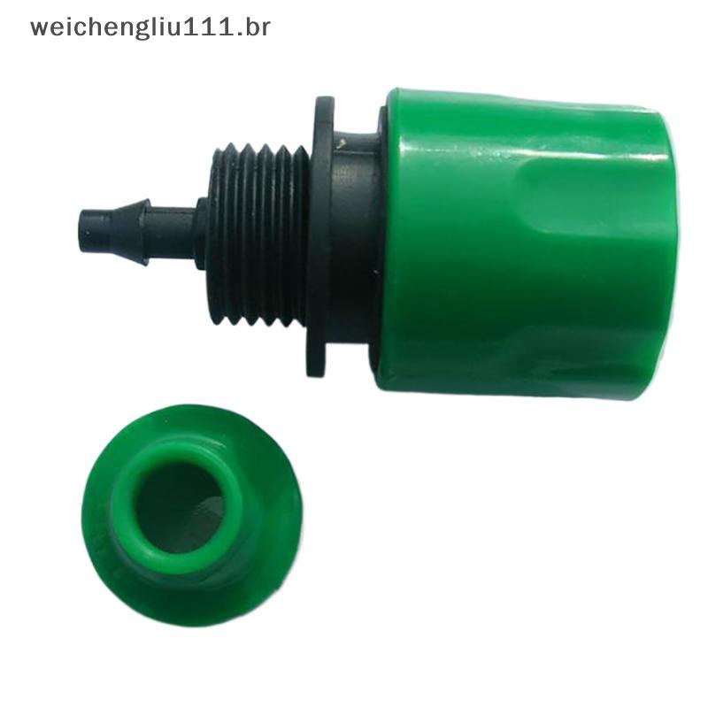 # weicheng 5pcs 4/7 Mangueira Qui Conectores Jardim Torneira De Água Irrigação Por Gotejamento Acoplamento Ferramentas D