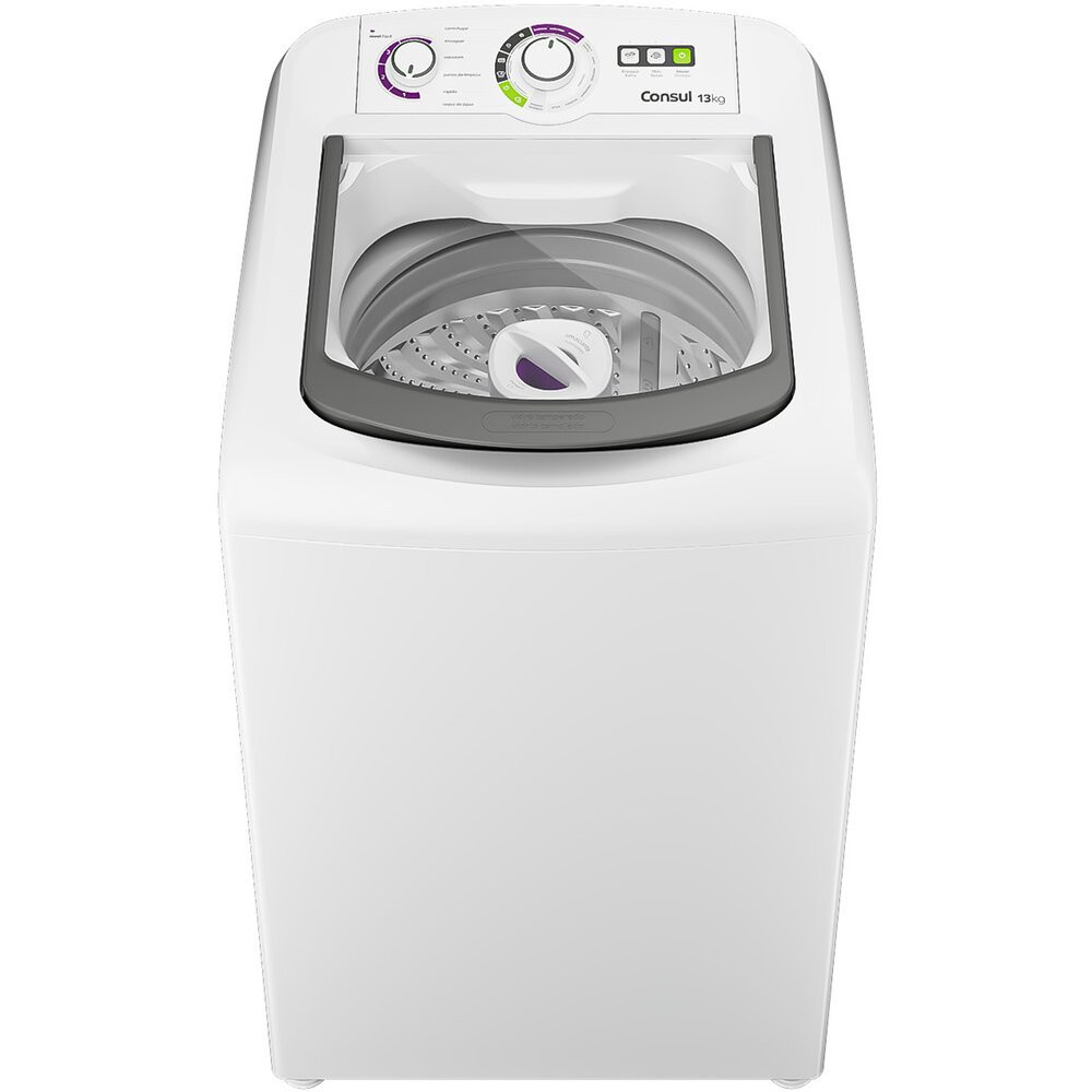 Máquina de Lavar 13 kg Dosagem Econômica Ciclo Edredom Branca CWH13AB Consul