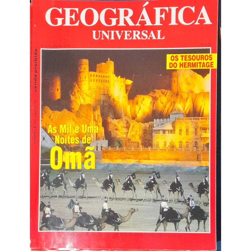 Revista Geográfica Universal nª 246 Julho 1995 omã de Bloch