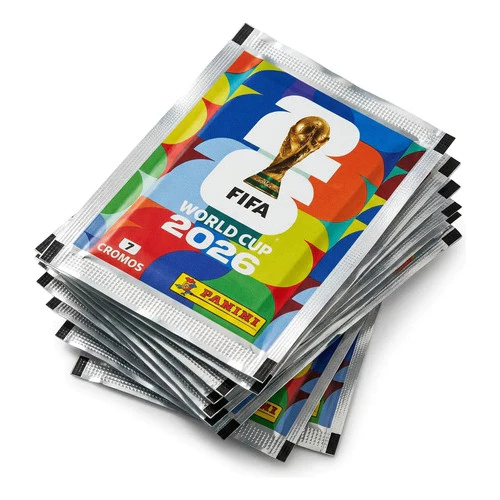 Kit 70 Figurinhas Copa Do Mundo Fifa 2026 Panini 10 Envelopes Lacrados Original Panini Copa Do Mundo — imagem 1